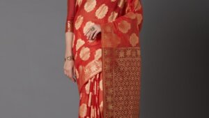 1722_mitera-brown-gold-toned-silk-blend-woven-design-kanjeevaram-saree