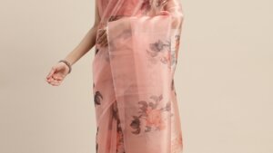 2514_rajnandini-peach-coloured-floral-printed-semi-sheer-organza-saree